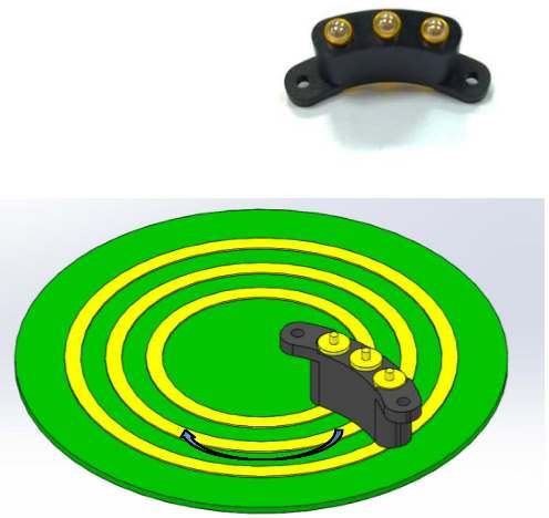 Ball Point Pogo Pin Spring-loaded Contact