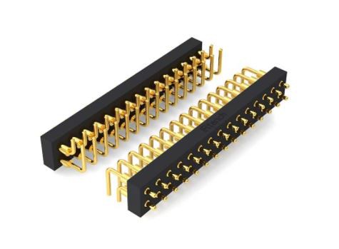 Conector Pogo Pin în unghi drept cu 30 de pini