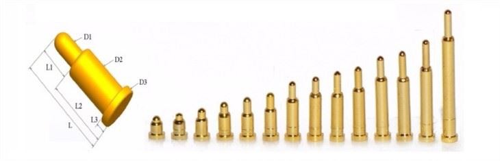 Știfturi cu arc Pogo pentru conector magnetic