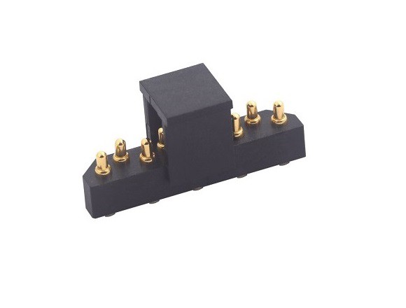 Conector Pogo Pin cu 9 pini de curent ridicat