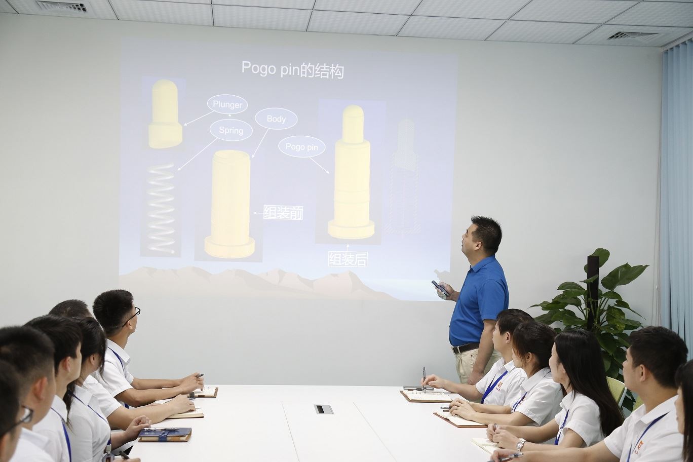 Pin Pogo conceput pentru soluții medicale HMI