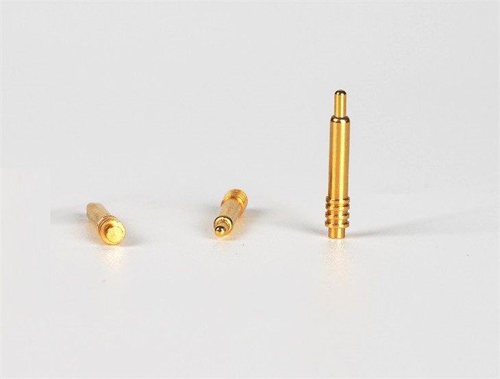 Pin Pogo cu ac drept placat cu aur