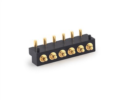 Unghi drept 6 Pin Pogo Pin conector de 90 de grade