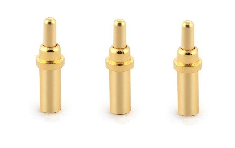 Metoda de realizare a contactelor pin pogo cu arc