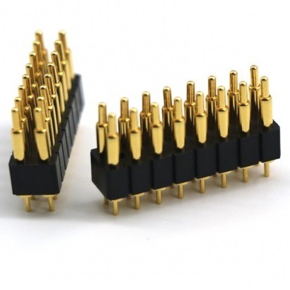 Conector Pogo Pin dublu rând